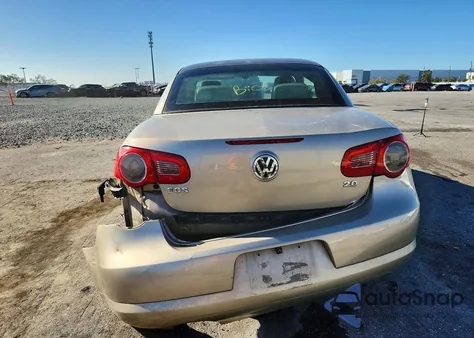 2007 Volkswagen Eos 2.0T Luxury from USA, damaged, VIN WVWFA71F07V032088